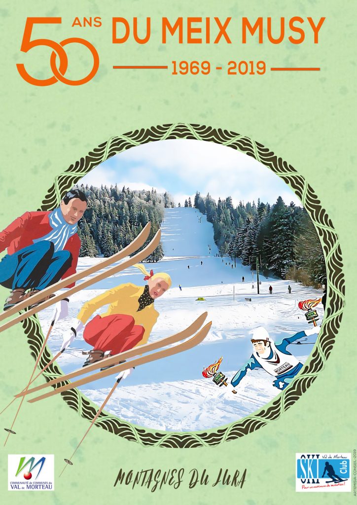 Affiche 50 Ans Meix-Musy Affiche pour les 50 Ans de la station du Meix-Musy