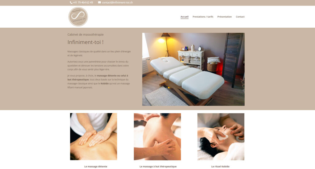 Infiniment-toi - Massage Optimisation site Internet