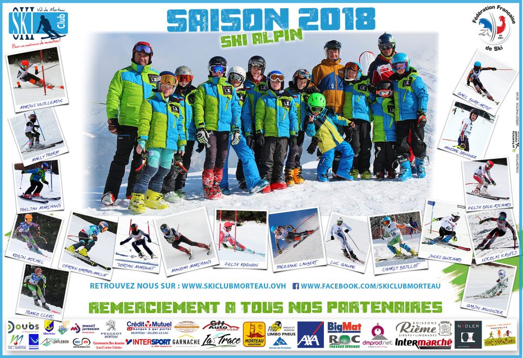 Poster saison Ski Club Val de Morteau 2019 Poster saison Ski Club Val de Morteau 2019